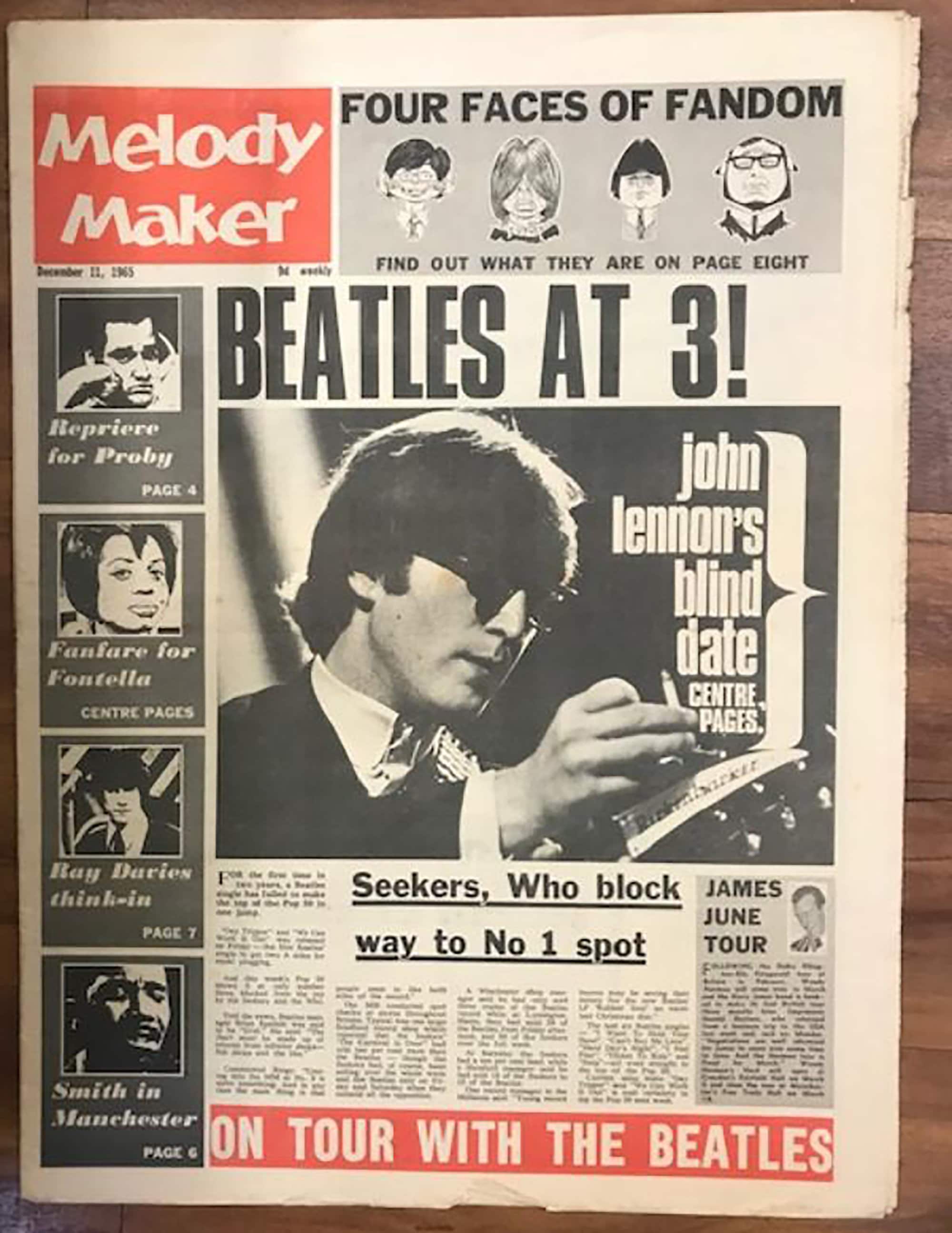 Melody Maker Dec 11 1965 British Pop Newspaper Music and Artists 