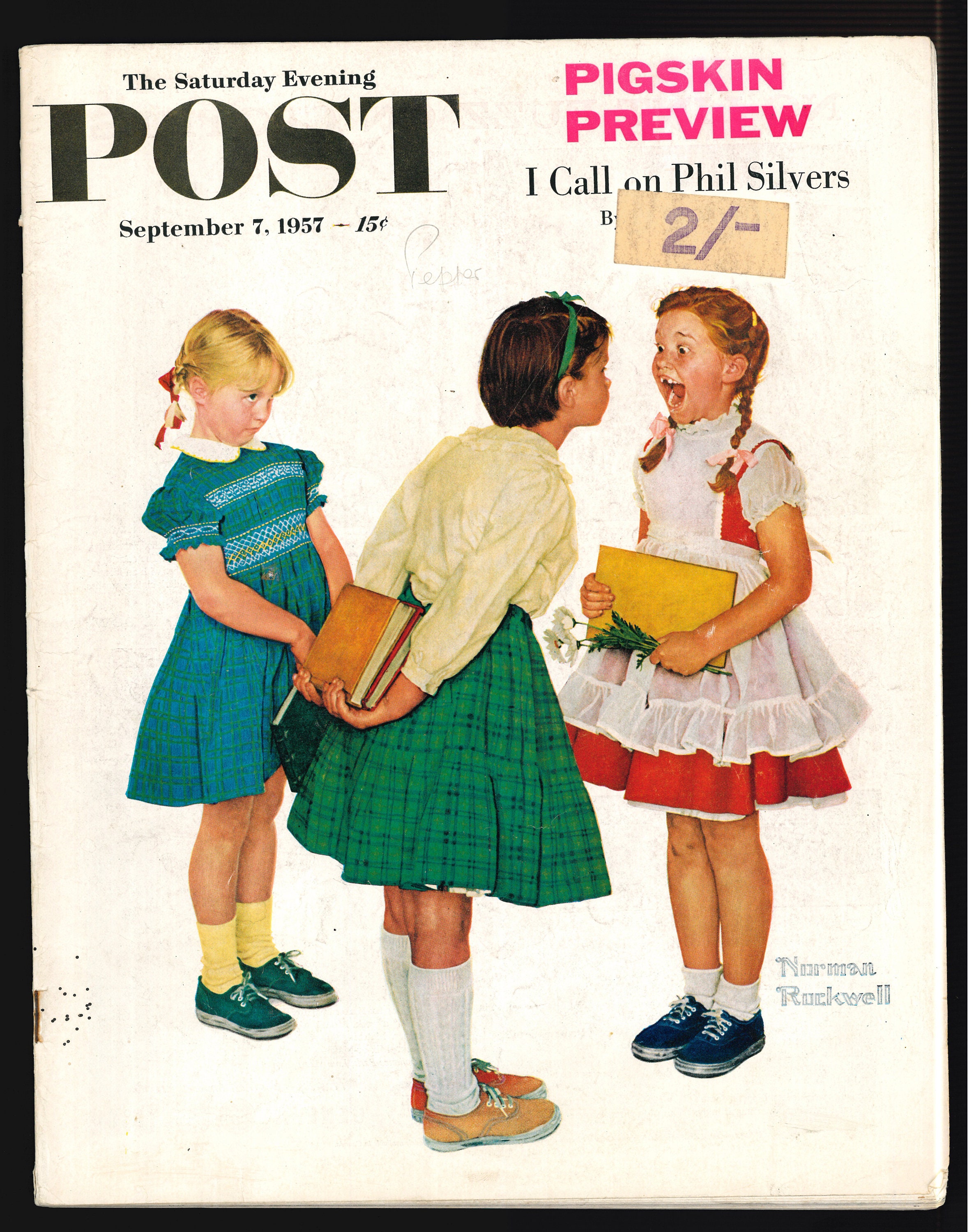 Saturday Evening Post 1957年ノーマンロックウェル Saturday Evening Post 1957 ノーマンロックウェル
