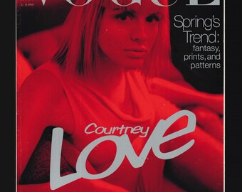 Vogue Italia March 1997 Courtney Love by Steven Meisel - Etsy