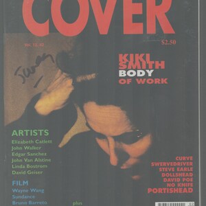 Cover vol 12 number 2 1998 Culture Guide Kiki Smith Body of Work