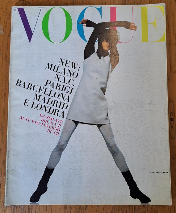 Vogue Italia Supplement No 491 July 1991 Original Vintage Fashion
