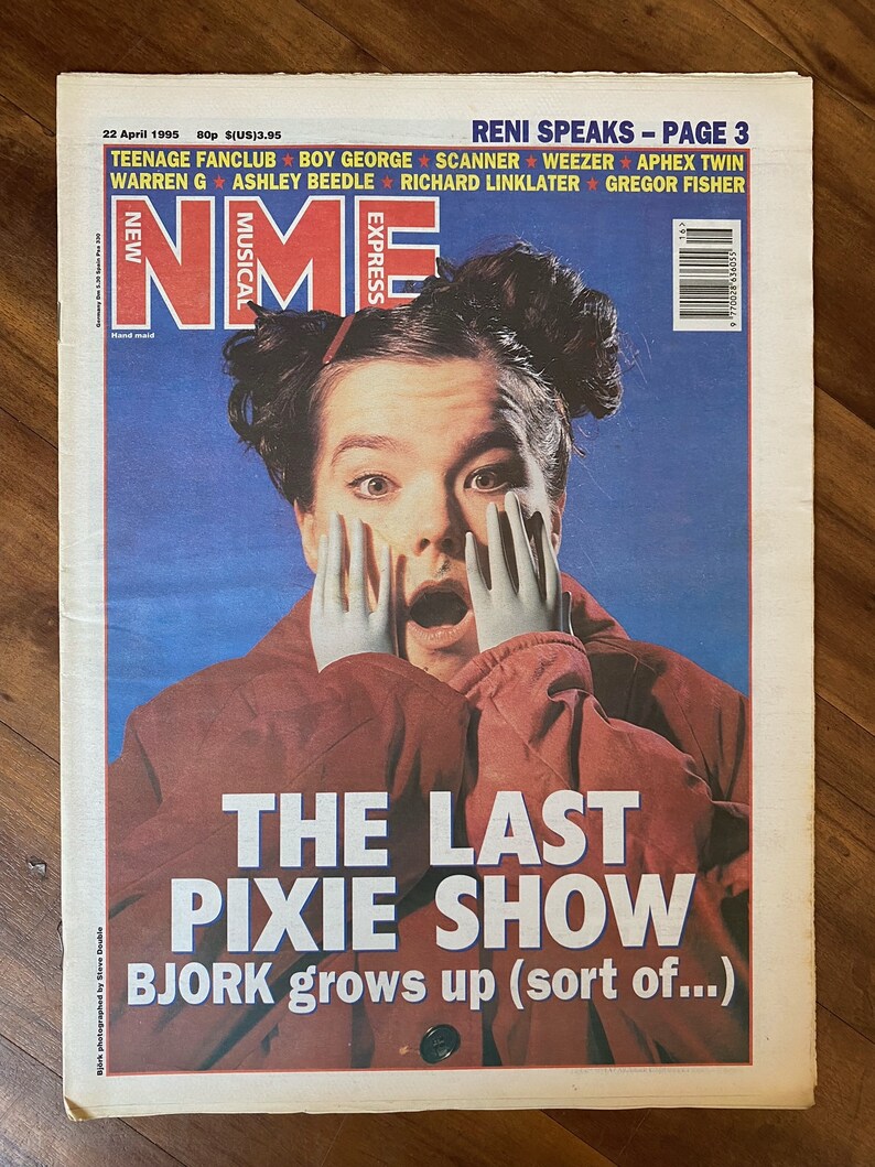 NME 22 Apr 1995 Music Newspaper image 1