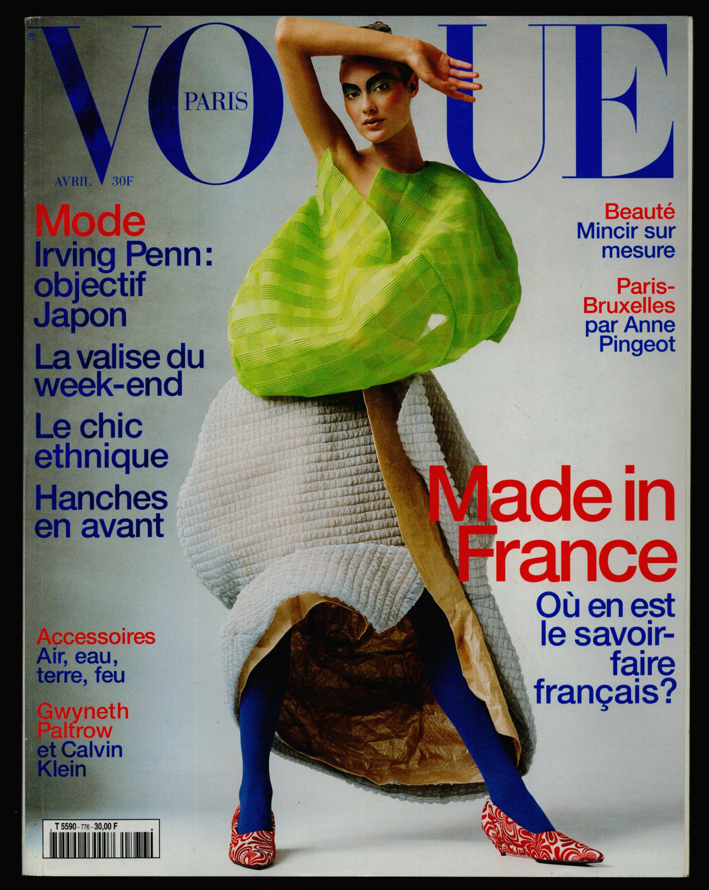 Vogue Paris April 1997 No 776 French Vintage Fashion Magazine Vogue Paris April 1997 No 776 French Vintage Fashion Magazine