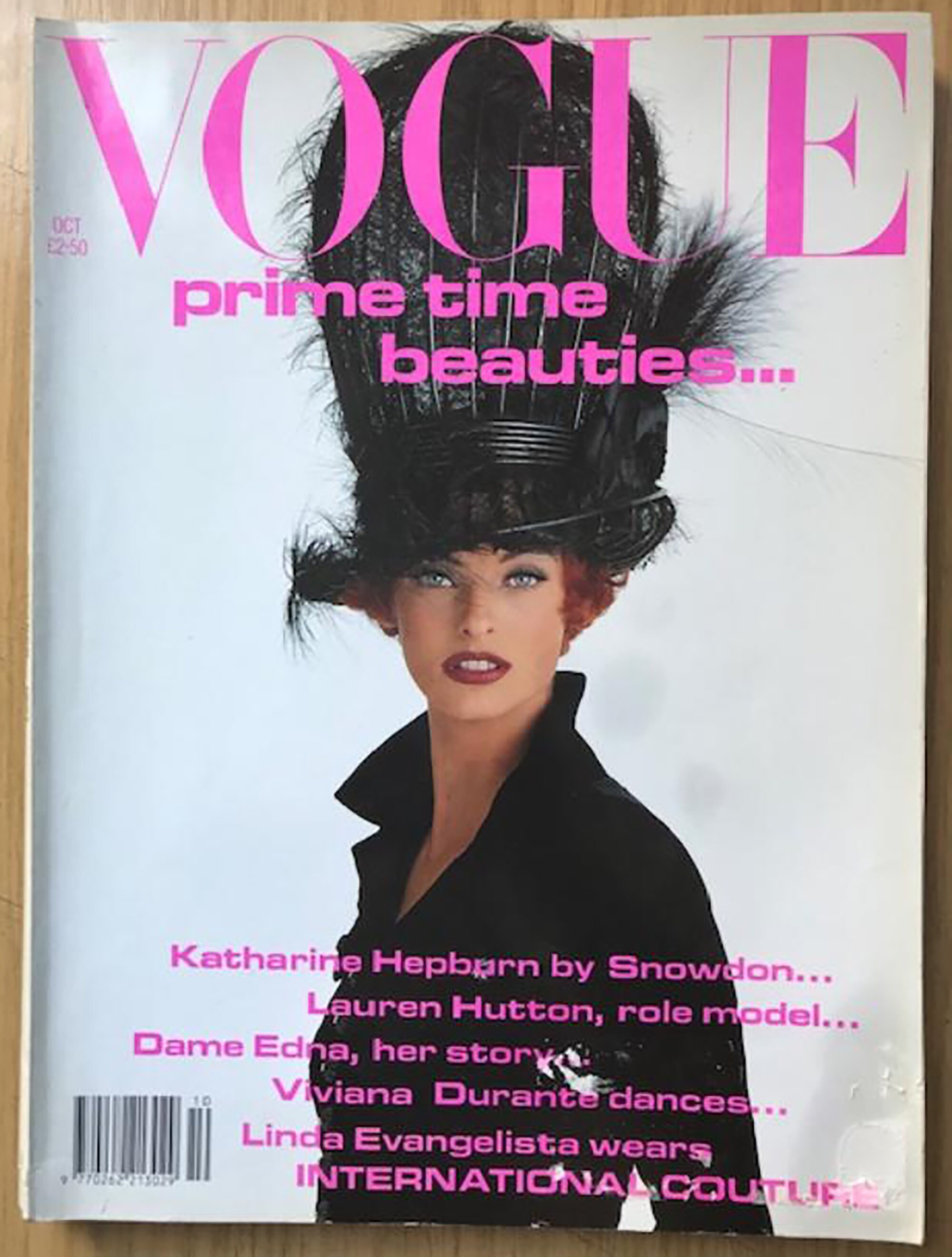 Vogue UK Oct 1991 30th Birthday Gift Present Original | Etsy