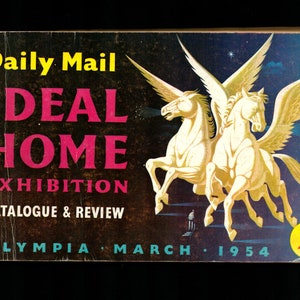 Ideal Home Original Vintage Magazine 1954 70th