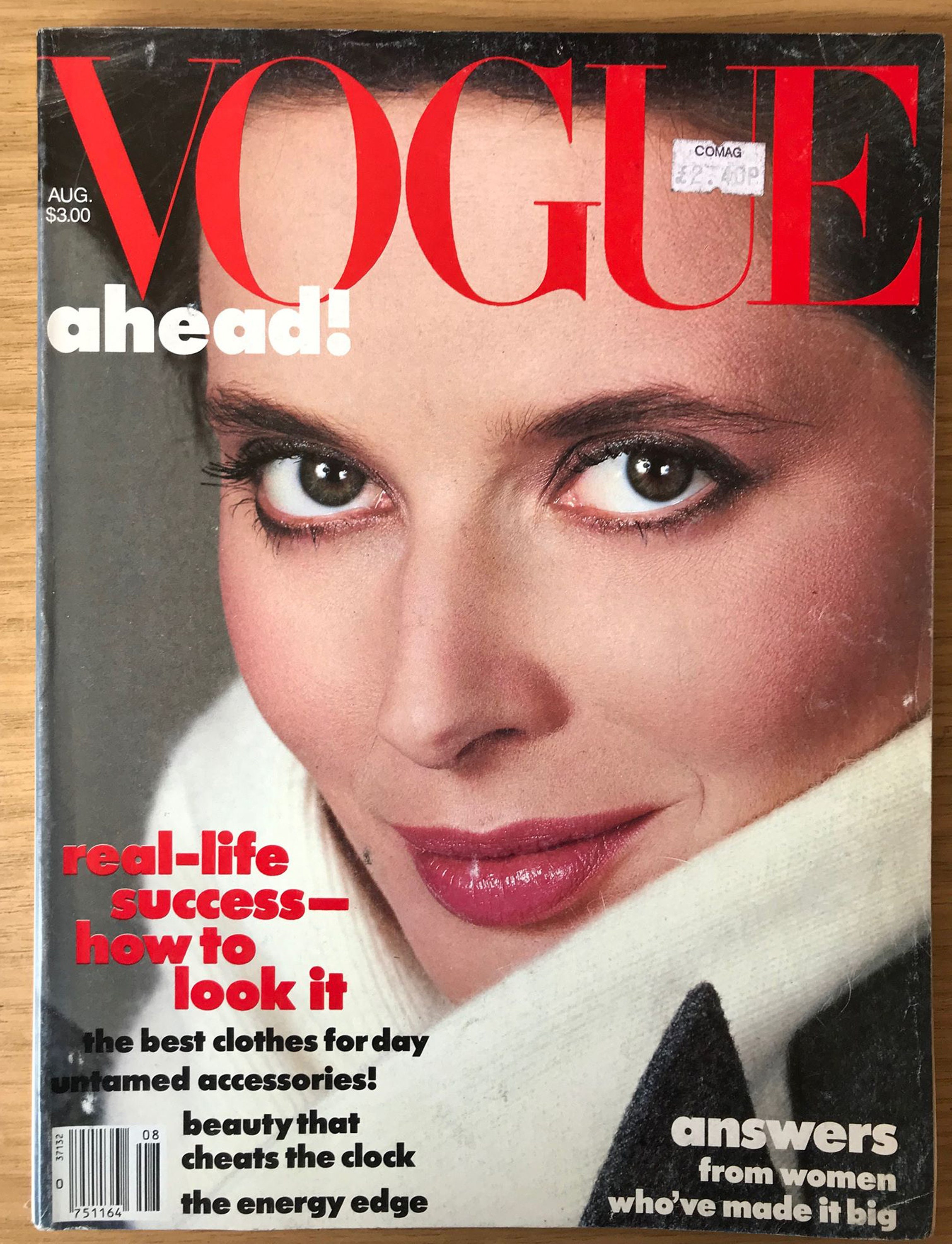 海外輸入】 Jerry Hall 1975年 ヴォーグ ファッション フォトポスター