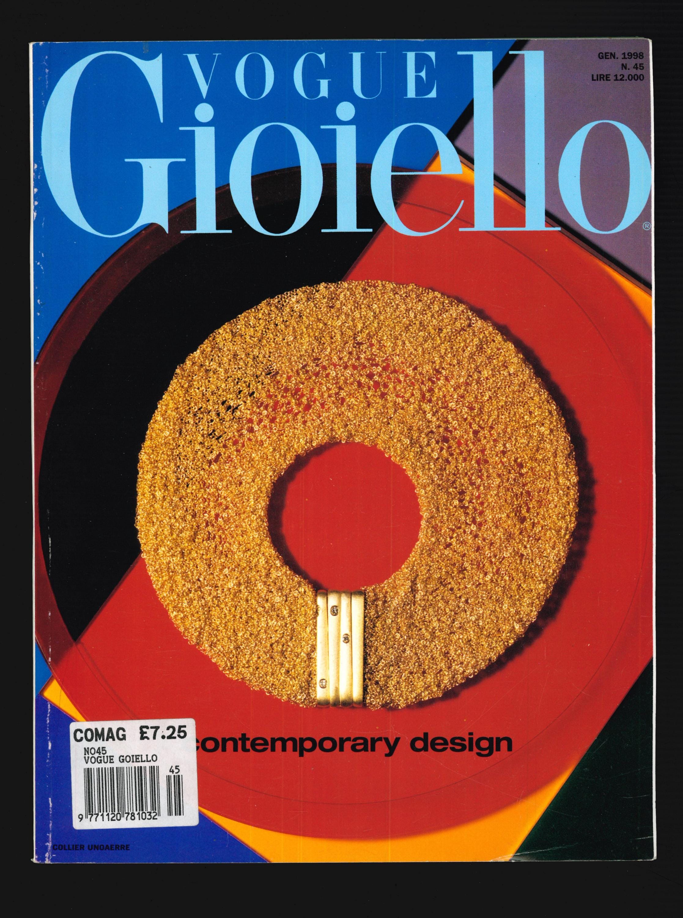 Vogue Gioiello n. 45 1998 Rivista originale di gioielli d'epoca