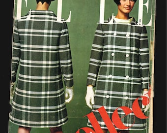 Elle French June 24 1965 No 1018 France Foreign Original Vintage