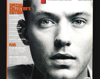 Esquire Magazine UK avril 2001 Couverture : Jude Law