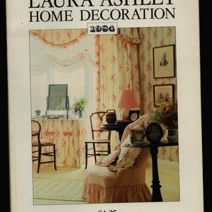 Laura Ashley Home Decoration 1984 and 1985 Original Vintage Catalogue Magazine