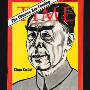 Time Magazine  November 8 1971  Chou En-Lai  The Chinese Are Coming