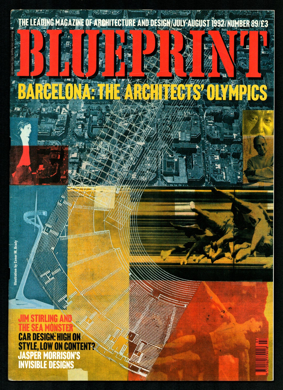 Blueprint No 89 July - Aug 1992 Architecture and Design Magazine - Etsy