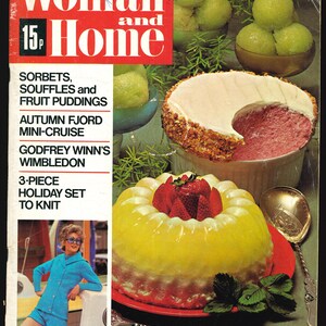 Frau und Haus Juli 1971 Vintage Frauen-Magazin Strickmuster Nähen