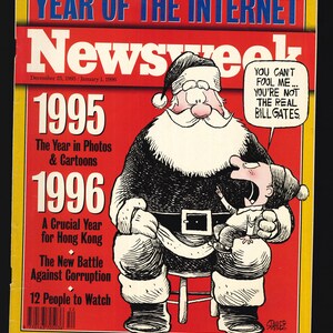 Newsweek Magazine Dec 25 1995/ Jan 1 1996 and April 13 1996 Original Vintage