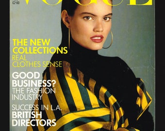 Vogue UK Aug 1998 Original Vintage Fashion Magazine Gisele