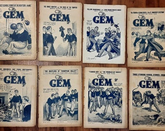 Gem 1939 Lot x 44 copies Boys Story Paper Clifford Richards Tom Merry