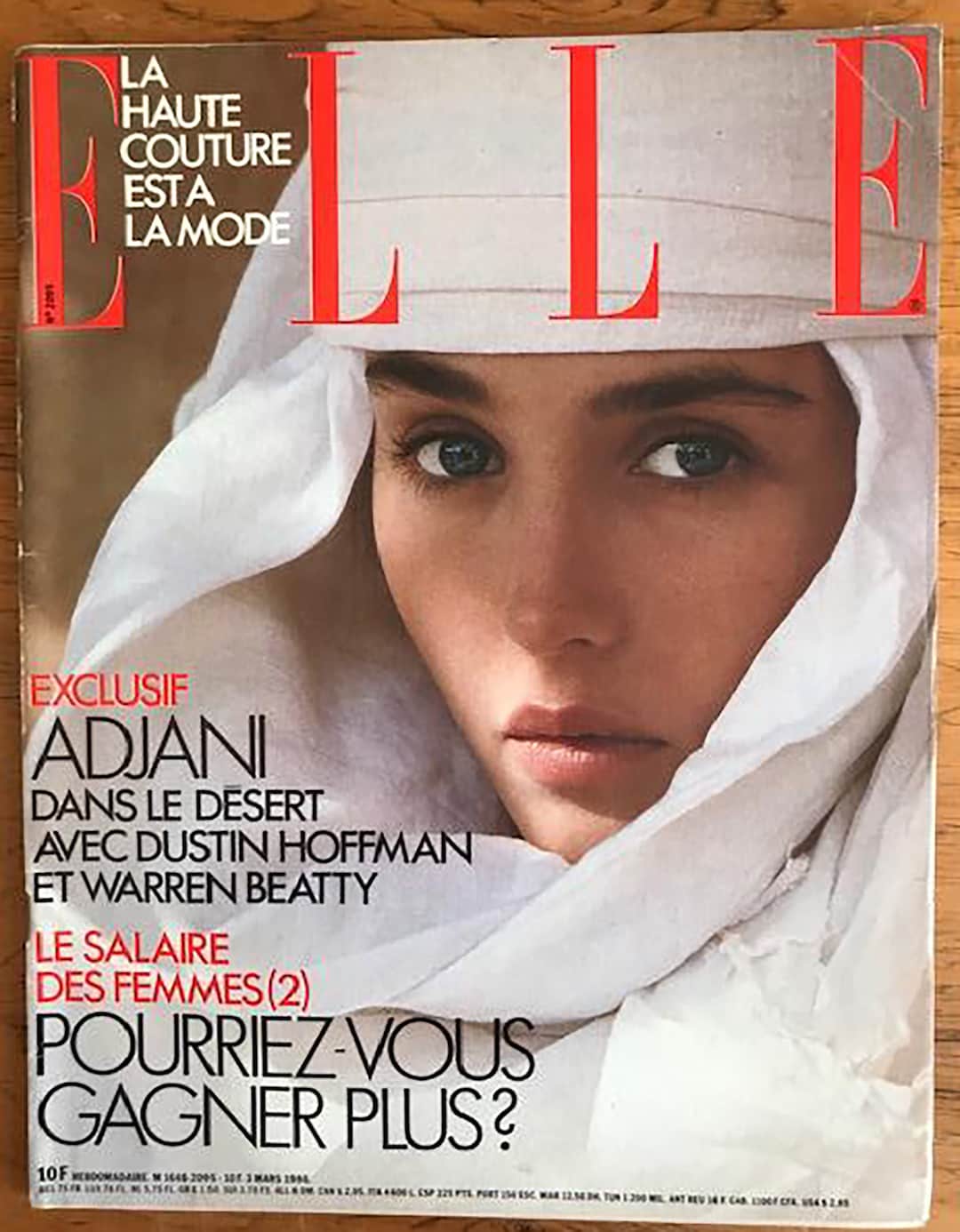 Elle No 2095 March 3 1986 French Paris Original Vintage Fashion