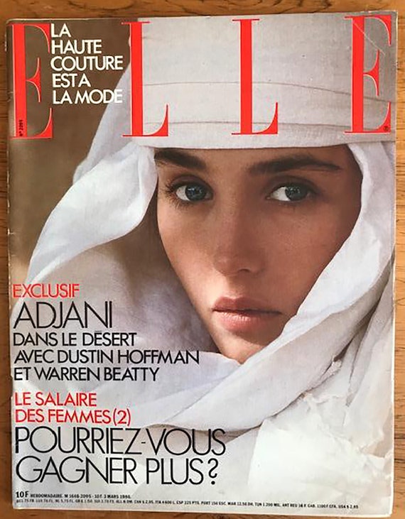 Elle No 2095 March 3 1986 French Paris Original Vintage Fashion
