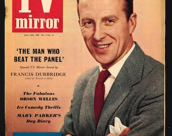 TV Mirror Vol 4 No 16 Apr 16 1955 Original Magazine