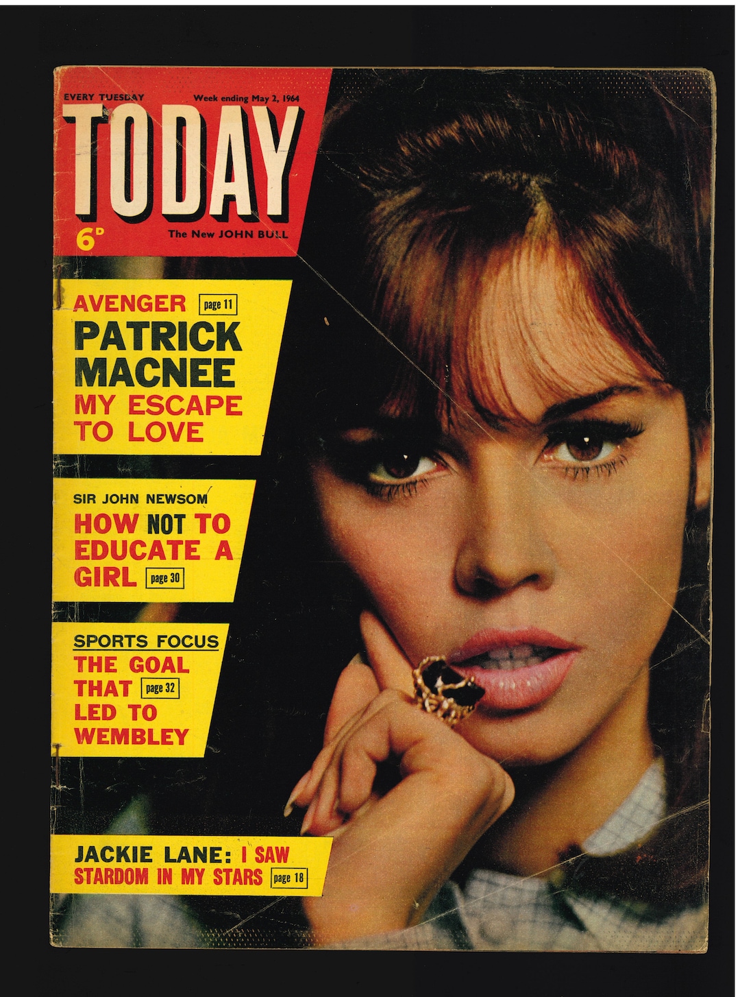 Today Magazine: May 2 1964 Jackie Lane 60th - Etsy, image size:1080x1454