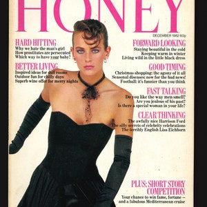 Honey Magazine Dec 1982 Original Vintage Fashion