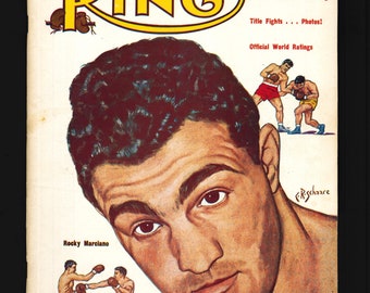 The Ring 1954 Boxing  Original Vintage Rare Magazine