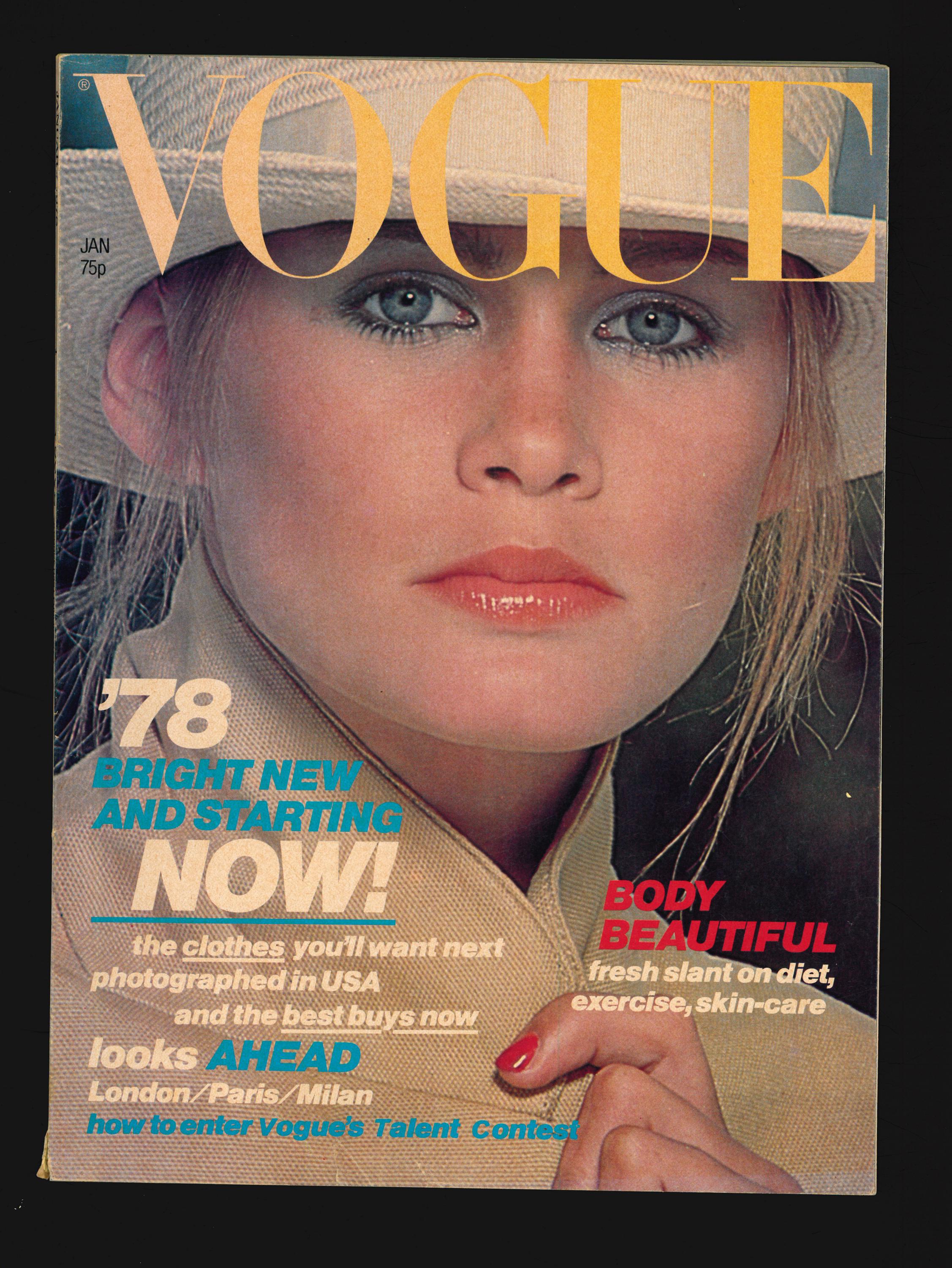 Vogue UK Jan 1978 British Original Vintage Fashion Magazine Gift ...