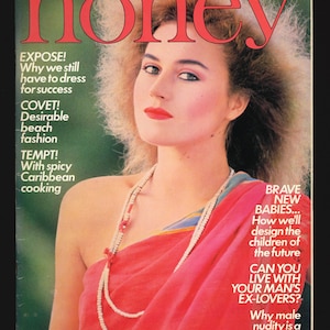 Honey and Vanity Fair Magazine Juli 1980 Original Vintage Fashion