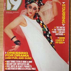 19 Magazine July 1984  British Original Rare Retro Vintage Fashion Birthday Gift Present 40th