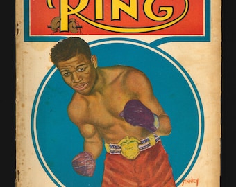 The Ring 1947 - 1950  Boxing Wrestling Fighting Original Vintage Rare Magazine