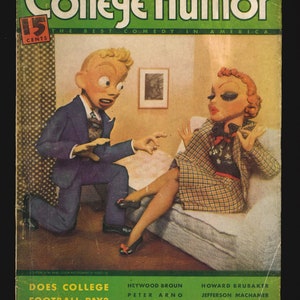 College Humor Vintage Magazin März 1932 John R. Tunis
