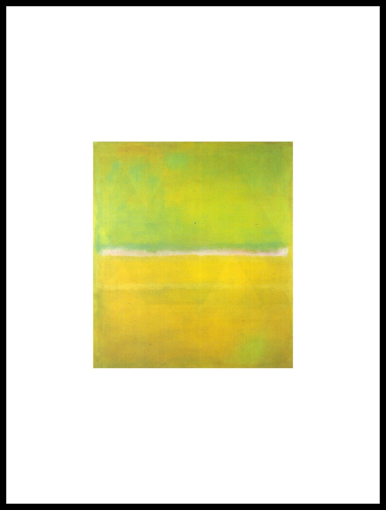 No 10 1953 by Mark Rothko Original Tear Sheet Window Mounted Ready for ...
