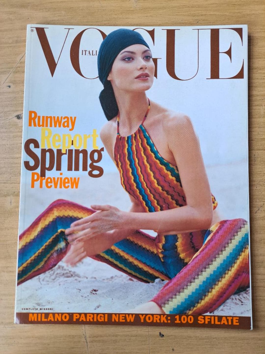 Vogue Italia Jan 1996 Supplement Original Vintage Fashion Magazine