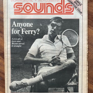 Sounds July 24 1976 Bryan Ferry Richie Blackmore Twiggy Jim Morrison Aerosmith