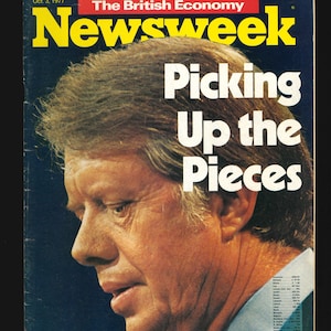 Newsweek Magazine Oktober 3 1977 Jimmy Carter Picking Up The Pieces