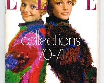 Elle Aug 31 1970 French Edition Vintage Magazine