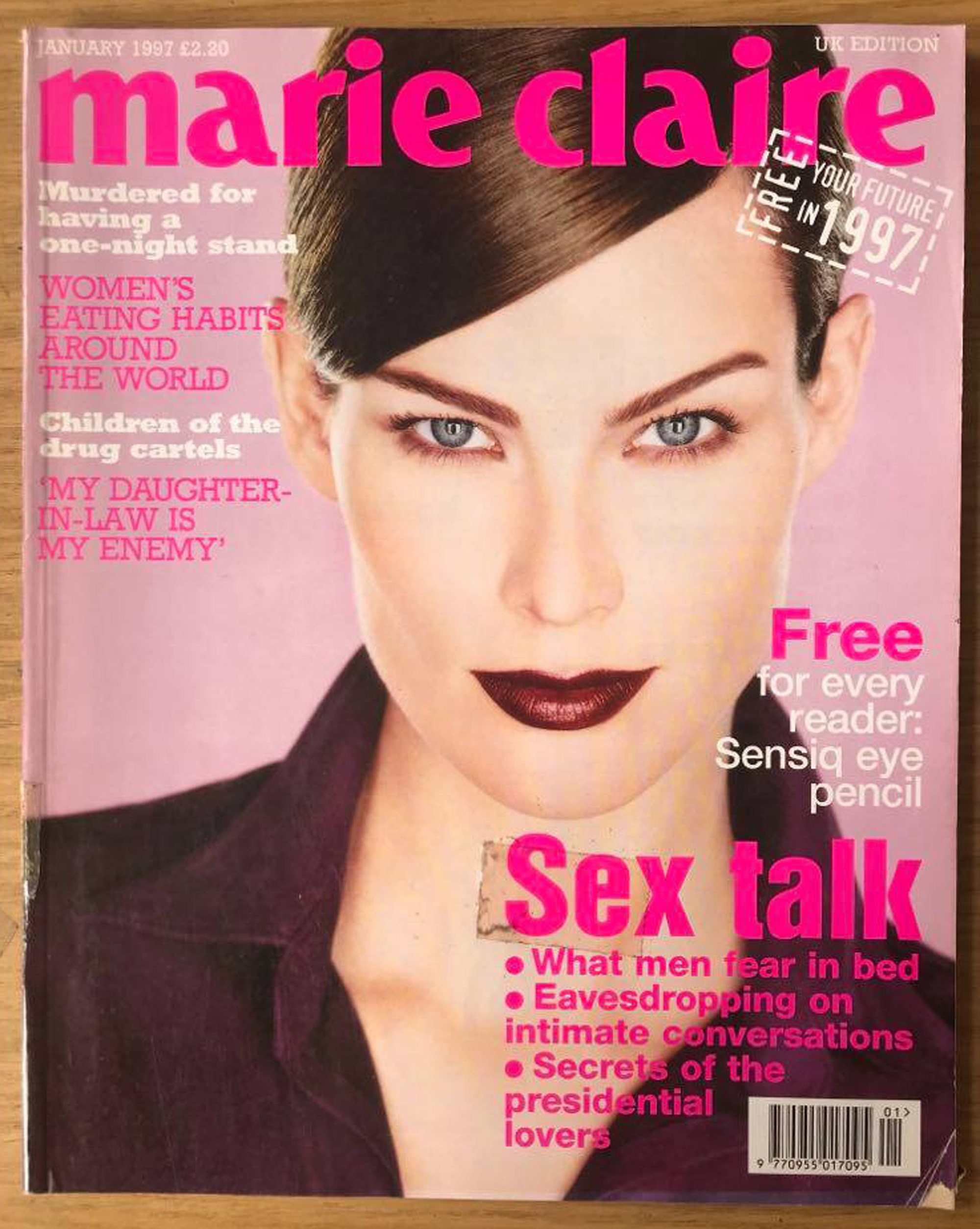 在庫処分 40s フランス ヴィンテージ MARIE CLAIRE 雑誌 ポスター 額