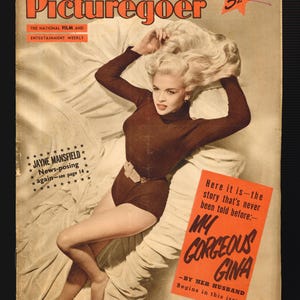 Picturegoer Film Movie Cinema Hollywood July Aug 1955 Original Vintage Magazine