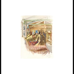 Officers Quarters Rastatt, S. Tresilian Original Tear sheet Window Mounted Ready for Framing