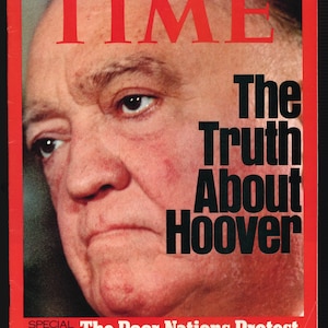 TIME DEC 22 1975 Vintage Magazine The truth about Hoover