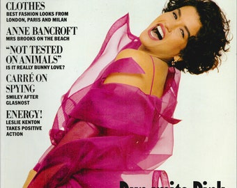 Mirabella Feb 1991 Original Fashion Magazine Gift Present Birthday Janice Dickinson cover