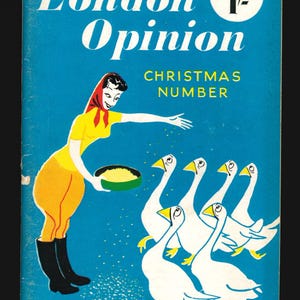 London Opinion and the Humorist 1953 1954 Vintage Original Men Magazine Scarce