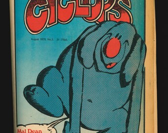 Cyclops #2, août 1970, magazine mensuel de bande dessinée (a)