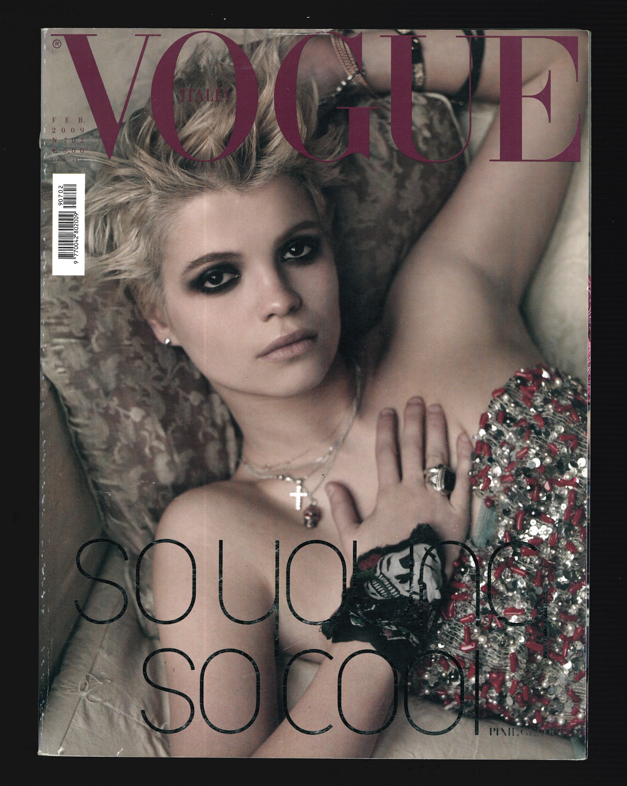 VOGUE Italia MAGAZINE Feb 2009 no 702 Pixie Geldof Amy Adams