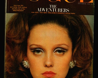 高級ブランド Vogue UK Nov 1966 Original Vintage Fashion Magazine Pattie 外国語雑誌