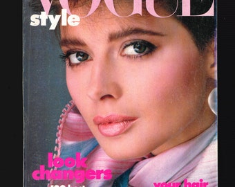 Vogue US Marzo 1982 Original Vintage American Fashion Magazine Isabella Rossellini
