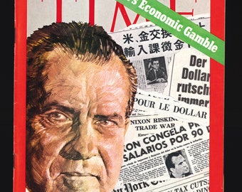 Time Magazine August 30,1971 Nixon's Economic Gamble