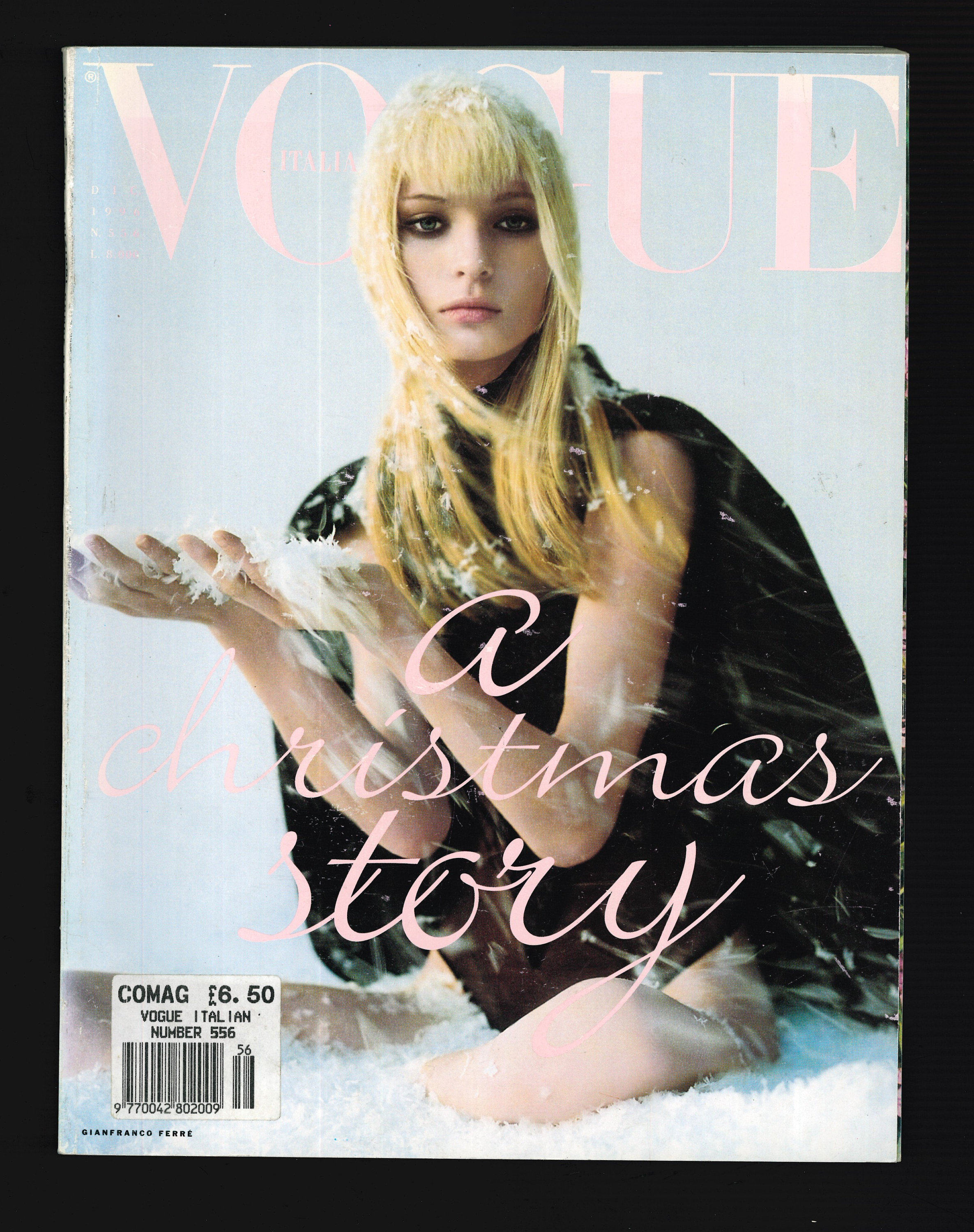 Vogue Italia No 556 Dec 1996 Original Vintage Fashion