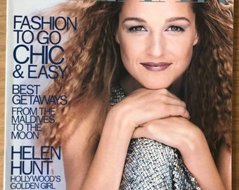 Harper's Bazaar  US May 1999  American Vintage Original  Fashion Magazine Gift Birthday Present Helena Hunt cover