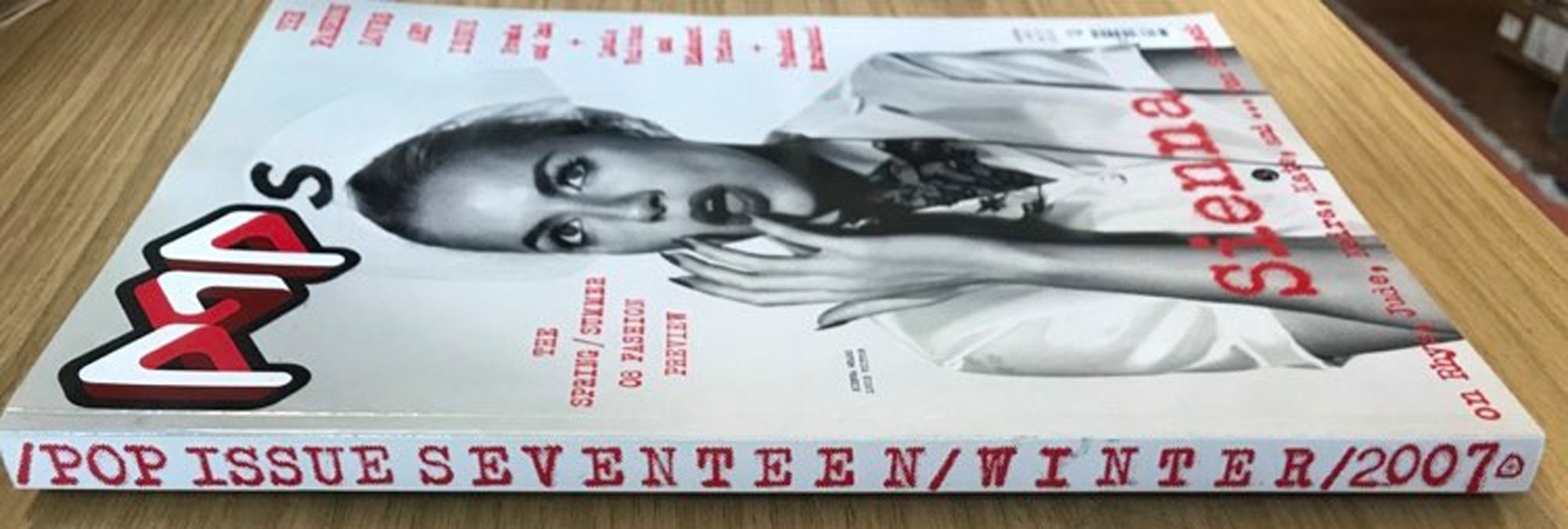 Pop Magazine No 17 Winter Issue 2007 Original Fashion Magazine